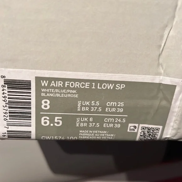 Nike Air Force 1.. Pink and White.. - Picture 6 of 6